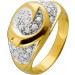 Diamantring Gold 750 Weißgold 18K Diamanten 0.75ct TW VVS