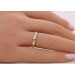 Brillantring Gold Weißgold 585 14K Diamanten 0.14ct. TCR SI