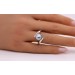 Perlenring  Weißgold 585 14K Tahitiperle 11mm grau silber