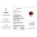 Rubinring Gelbgold 750 18K roter Edelstein 27.61ct Diamanten 0.32ct 
