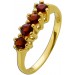 Spessartin Granat Ring Gelbgold 333 4 Spessartine ca.0,48ct.