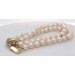 Perlenarmband 2-reihig Gelbgold 333 Jap. Akoyaperlen 6mm