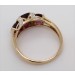 Ring Gelbgold 585 Almadine Granate 2.90ct. Diamanten 0.10ct.TW SI