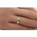 Brillantring Gold 585 14 Karat Diamanten Bicolor Antikschmuck