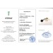 Diamantring Gelbgold Weißgold 750 18K Solitär Diamant 0.19ct. 