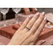 Brillantring Gold Weißgold 585 14K Diamanten Antikschmuck