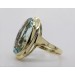 Ring Gelbgold 585 ozeanblauer Aquamarin 12.50ct. 