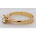 Verlobungsring Gelbgold 585 14K Solitär Diamant 0.50ct GIA Zertifikat