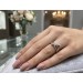 Diamantring Weißgold 750 18K Brillanten 0.17ct.TW VSI 