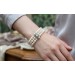 Perlen Armband Akoyaperlen Weißgold 585 14K Smaragde Antikschmuck