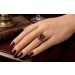 Granat Ring Gold 333 8K rote Edelsteinen Antikschmuck