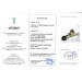 Smaragdring Gelbgold 750 18K grüner Edelstein 0.7ct Diamanten 0.17ct 