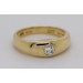 Solitärring Gelbgold 585 Brillant 0.17ct. TW LP