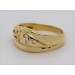 Brillantring Gold 585 14K Diamanten 0.03ct. W SI 