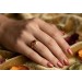 Citrin Ring Gold 585 14K orange Edelstein Antikschmuck