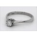 Verlobungsring Weißgold 585 14K Solitär Diamant 0.25ct. TW VVSI 