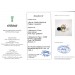 Perlen Ring Gold 750 18K Südsee Perle Diamanten 0.50ct.