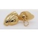 Designer Ohrclips Ohrringe Gold 750 18 Karat Blattdesign