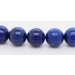 Edelsteinkette blauer Lapis Lazuli 12,5-17,4mm Silber 925 Karabiner 