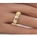Diamantring Gold 750 18 Karat Brillanten 0.50ct W VVS