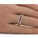 Granat Edelsteinring Gold 333 8 Karat rote Edelsteine