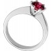Turmalin Ring Weißgold 585 14K pinker Solitär Edelstein 1.07ct 