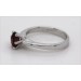 Turmalin Ring Weißgold 585 14K pinker Solitär Edelstein 1.07ct 