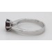 Turmalin Ring Weißgold 585 14K roter Solitär Edelstein 1.77ct 