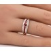 Rubin Ring Gelbgold 750 18K Diamanten 0.20ct. rote Edelsteine 1.5ct 