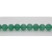 Edelsteinkette grüner Chrysopras 8.0mm Silber 925 