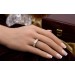 Diamantring Gold Weißgold 750 18K Diamanten 1.17ct. 