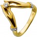 Brillantring Gold 750 18K Diamanten 0.07ct LP Carerra y Carerra
