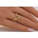 Brillantring Gold 750 18K Diamanten 0.07ct LP Carerra y Carerra