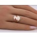 Muschlgemmen Ring Gold 585 14K  Antikschmuck