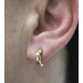 Brillant Ohrringe Gold 585 14K Diamanten 0.10ct Lupenrein