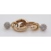 Diamant Creolen Gold 585 Weißgold 14K Brillanten 0.60ct