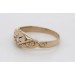 Brillant Ring Gold 585 14K Solitär Diamant 0.03ct TW VSI 