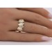 Diamantring Gold 375 9 Karat Diamanten 0.15ct W SI
