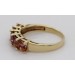 Topas Ring Gold 333 8K orange-pink-violett Mystic Topase 