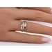 Saphir Ring Gold 333 8K Rubin blauer Edelstein Solitär Diamant