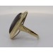 Mondstein Ring Gelbgold 333 8K rosa Edelstein Antikschmuck