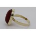 Karneol Ring Gold 585 14K roter Edelstein Antikschmuck