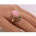Turmalin Ring Gold 585 14K rosa Edelstein Antikschmuck