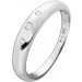 Bandring Weißgold 585 14K Diamanten 0.10ct TW VSI  