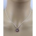 Rubin Anhänger Gelbgold 585 14K rote Edelsteine Diamanten 0.10ct  
