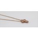 Kreuzanhänger kette  Rosegold 375 9k Diamanten 42cm