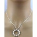 Perlen Diamant Anhänger Weißgold 585 14K Akoyaperlen Antikschmuck