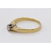 Solitärring Gold Weißgold 585 14K Diamant Antikschmuck 