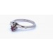 Rubin Ring Weißgold 585 14K Brillant Antikschmuck