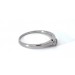 Solitärring Weißgold 585 14K Solitär Brillant 0.10ct Lupenrein  